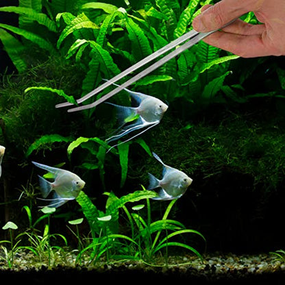 1set Aquarium Maintenance Tool Set Aquascaping Kit Scissors Tweezers and Spatula for Easy Plant Care and Fish Tank Cleaning