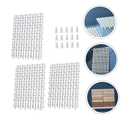 Toyvian 1set Aquarium Divider Fish Tank Bottom Partition Grid Easy to Install Plastic Isolation Tray for Separating Aggressive Fish and Enhancing Survival Rate
