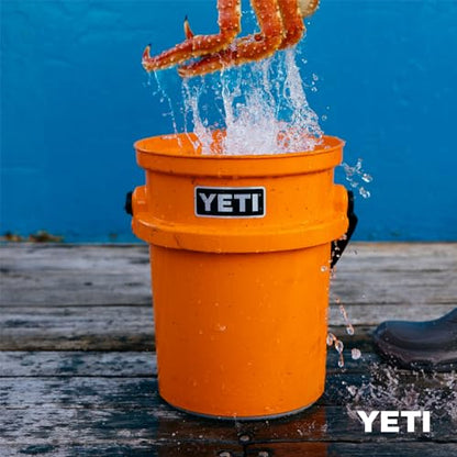 YETI Loadout 5-Gallon Bucket, Impact Resistant Fishing/Utility Bucket - color: King Crab