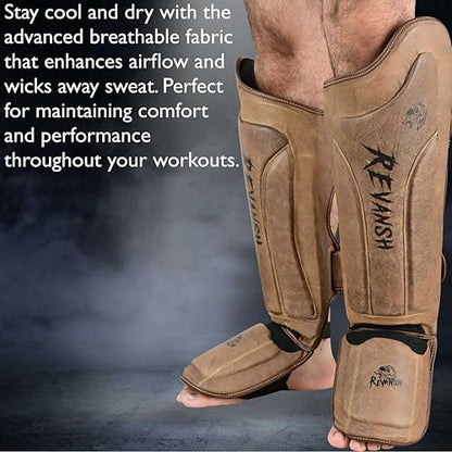 Shin Guards - Premium Protection for Boxing, MMA, Muay Thai, Kickboxing, and Martial Arts - Durable, Comfortable, Lightweight Combat Gear - size: Medium