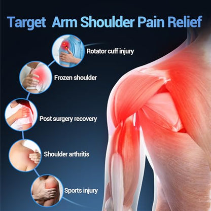 Comfytemp Shoulder Ice Pack Wrap Shoulder Brace Compression Sleeve for Shoulders Pain Relief, 2 Gel Ice Packs for Injuries Reusable, Cold Therapy for Rotator Cuff Recovery, Fathers Day Dad Gifts Men - style: 2 Gel Packs + 1 Brace