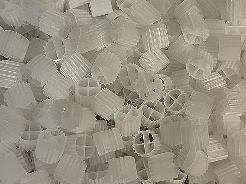 K1 Bio Filter Media Moving Bed Biofilm Reactor (MBBR) for Aquaponics, Aquaculture, Hydroponics - Ponds - Aquariums by Wholesale Koi Farm, (2 Cubic Feet)