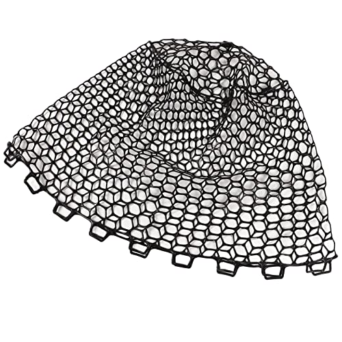 Soft Rubber Fishing Net, Light Weight, Strong Toughness, Portable Fly Fishing Net for Outdoor Lovers (47CM)