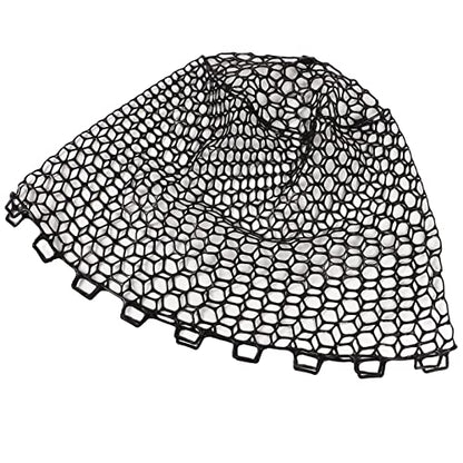 Soft Rubber Fishing Net, Light Weight, Strong Toughness, Portable Fly Fishing Net for Outdoor Lovers (47CM)