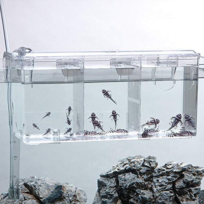 External / Hang On Plastic Aquarium Fish Breeding Box Satellite L (new)