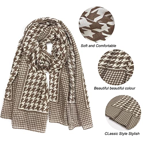 FINIZO Women's Fashion Scarves, Lightweight Cotton Blend Neck Scarves - color: 14