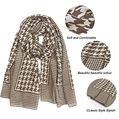 FINIZO Women's Fashion Scarves, Lightweight Cotton Blend Neck Scarves - color: 14