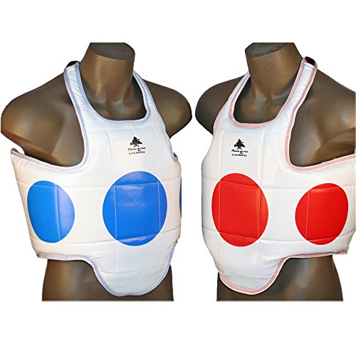 Pine Tree Sang Moo Sa Martial Arts, Taekwondo, Reversible Chest Guard Dot - size: 0 - Child Small