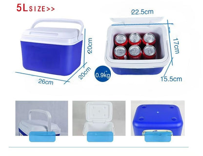 Car Cooler Box for Toyota Sequoia Sienna 2000-2025, Automobile Insulated Portable Cooler, Vehicle Camping Coolers, Outdoor Heat Preservation Box,5L - size: 5L
