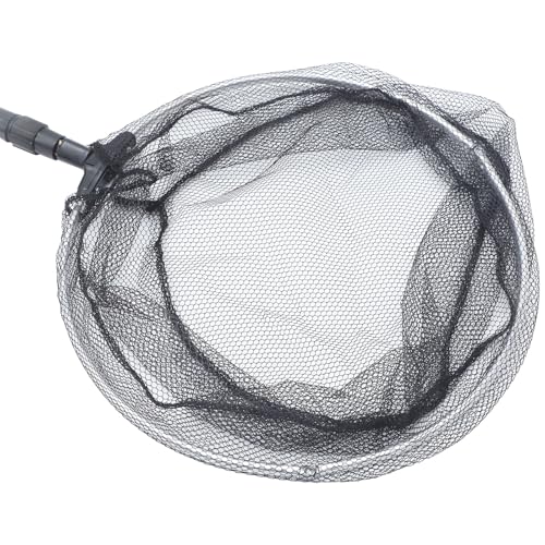 Cabilock Telescopic Fishing Net Replacement 1.5m Extendable Fish Landing Net with 35cm Mesh Head Portable Fishing Tool for Freshwater Pier and Camping Use