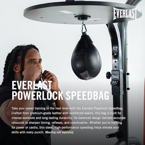 Everlast Speed Punching Bag | Speed Bag for Boxing & MMA | Durable Reflex Training Boxing Bag for Hand Speed, Accuracy & Home Gym Workouts - style: Bag - Elite