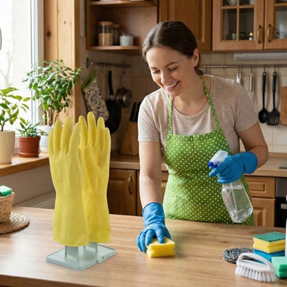 JJUNW 1 Pc Kitchen Gloves Holder, Dish Glove Holder Reusable Plastic Glove Drying Rack, Rubber Glover Drying Dryer Rack For Dish Gloves Rags Sponge Food Bag Organizer