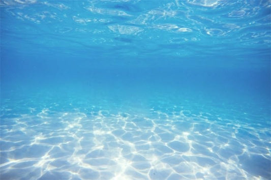 Summer Swimming Pool Photography Backdrop 5x3ft Under The Sea Water Wave Ripple Backdrop for Photography Swimming Pool Party Decorations Banner Photo Booth Props Vinyl - color: light blue, size: 5x3ft