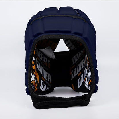 GameBreaker PRO Soft Headgear, D3O Protection for Football, Rugby, MMA, Lacrosse, Black, Medium, 7v7, Flag Football, Water Polo, Surfing - Adult and Youth - color: Navy Blue, size: Small