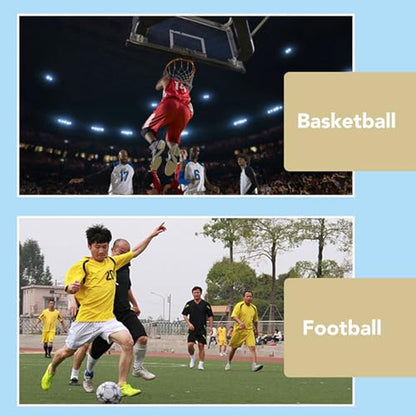Dpofirs Portable Basketball Scoreboard, Digital Scoreboard, Portable Battery Powered Electronic Scoreboard with Remote for Baseball Tennis Soccer Volleyball Games