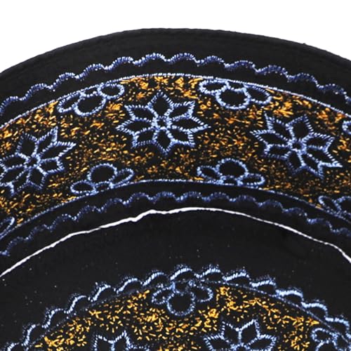 Muslim Prayer Hat for Men Worship Hat Islamic Muslim Prayer Hats Cap Beanie Headwear for Ramadan Eid - color: Yellow