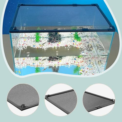Tank Lid Anti-Jumping Net Cover Easy Installation Practical Replacement Equipment Supplies Sturdy DIY, 60cmx120cm