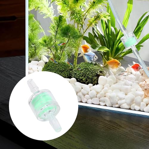 Aquarium Water Pump Silicone Tube Filter Fish Tanks Hose Cleaning Supplies Green ABS 10PCS (4MM) - size: 4MM
