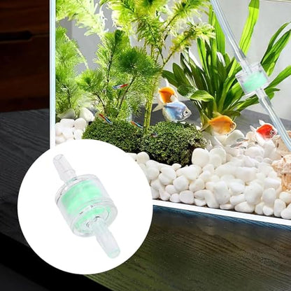 Aquarium Water Pump Silicone Tube Filter Fish Tanks Hose Cleaning Supplies Green ABS 10PCS (8MM) - size: 8MM