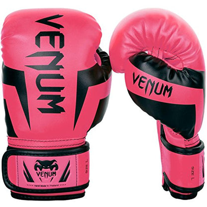 Venum Venum Elite Boxing Gloves Kids - color: Neo Pink, size: Small