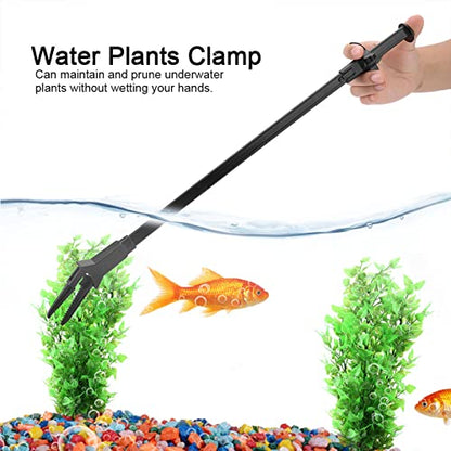 Aquascaping Plastic, Aquarium Ts 50Cm Handle Grabber, Aquarium Ts Plastic For Fish, Trimming Adjustment, Ergonomic Non-Slip Grip