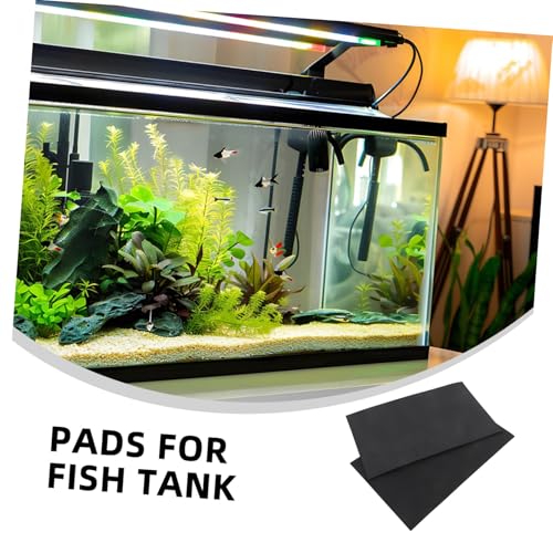 BESTonZON 2pcs Non Slip Aquarium Leveling Mat Fish Tank Pad for Stability and Safety Lightweight Under Tank Cushion for Aquatic Pets and Reptiles