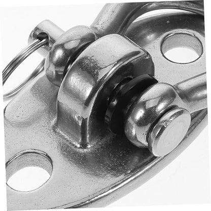 Abaodam 1 Set Stainless Steel Swing Hanger with Rotating Plate Versatile Hammock Hardware for Hanging Chairs Swings Sandbag Hooks Easy Installation for Outdoor Furniture