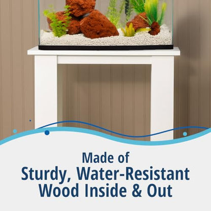 Tetra 5-10 Gallon Fish Tank Stand, Durable Water-Resistant Wood - size: 5-10 Gallon