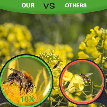 Celosia Handheld Magnifying Glass for Seniors & Kids, 75mm | Lightweight handheld design, portable for kids outdoor nature exploration and insect observation