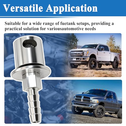 Remote Mount Vent Valve for Fuel Tanks | Tank Vent Line Replacement Part, 5/16'' Barb Size, Detachable - color: 1 Pack