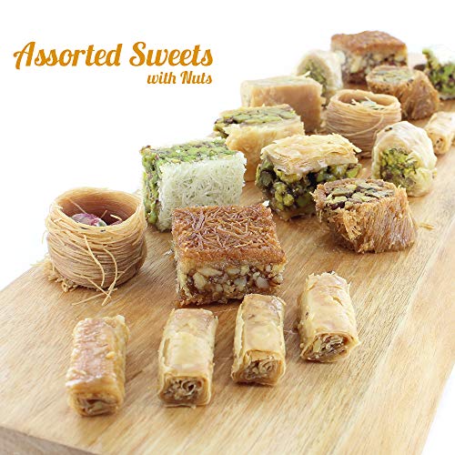 Anabtawi Assorted Arabic Baklava Gift Box - 800g, No Preservatives