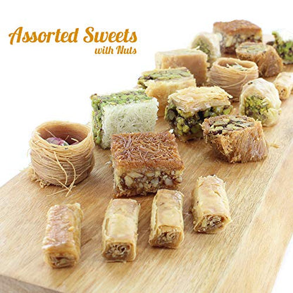 Anabtawi Assorted Arabic Baklava Gift Box - 800g, No Preservatives