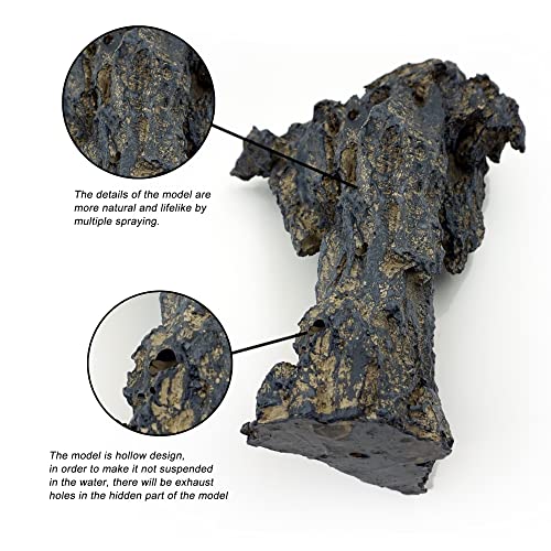 Fish Tank Decor Rocks.Aquarium Decoration Model.Easy and Quick Solution for Aquascaping.(Cave of Gods)