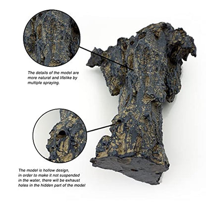 Fish Tank Decor Rocks.Aquarium Decoration Model.Easy and Quick Solution for Aquascaping.(Cave of Gods)