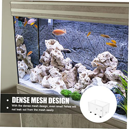 BESPORTBLE 2pcs Fish Breeding Isolation Box Cups Convenient Mesh Structure for Healthy Aquarium Separation Suitable for Fish and Shrimp