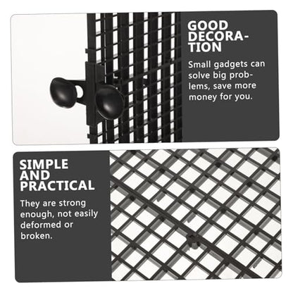 Fish Tank Divider Panel with Suction Cups Aquarium Separator Anti-Jumping for Aquariums Isolation Board for Fish Habitat Expansion and Tank Compartmentalization Black