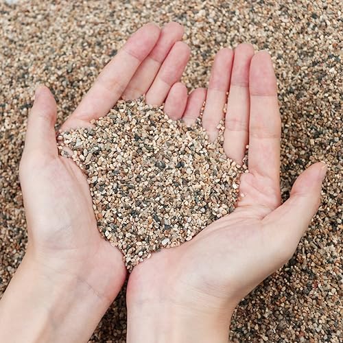 Silica Gravel, Multi-Purpose Mixed Silica Sand for Fire Pits, Aquariums and Landscaping, 5LB Medium - color: Mixed
