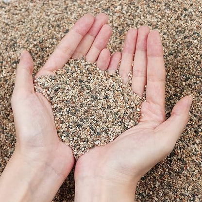 Silica Gravel, Multi-Purpose Mixed Silica Sand for Fire Pits, Aquariums and Landscaping, 5LB Medium - color: Mixed