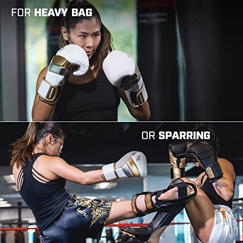 Hayabusa T3 Boxing Gloves - Sparring | Sparring Gloves, Muay Thai Gloves, Kickboxing Gloves, Heavy Bag Gloves, Boxing Gloves for Men and Women, Boxing Gloves - color: Rose Gold, size: 16oz