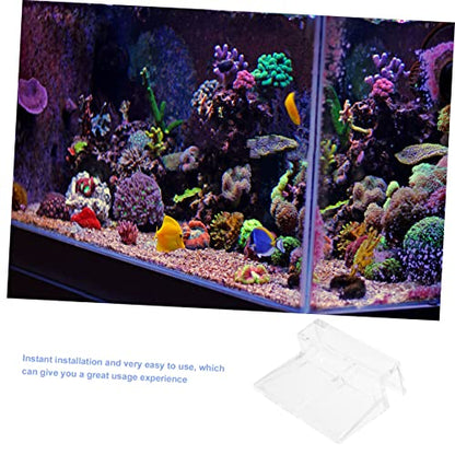 Levemolo 16Pcs Fish Tank Lid Supports Sturdy Acrylic Cover Racks for Aquariums Easy Installation and Durable Fish Tank Holders Fish Tank Accessories for Secure Lids