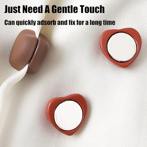 12 Pairs of Multi-Purpose Magnetic Pins, Scarf Magnets for Women | Pinless Design, Convenient to Use, Non-toxic and odorles, Easy to Store, Daily Use, Dating, Party, Exquisitely Crafted