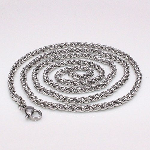 ZKDC Islam Muslim Allah Arabic God 60 cm Chain Stainless Steel Necklace for Men Women