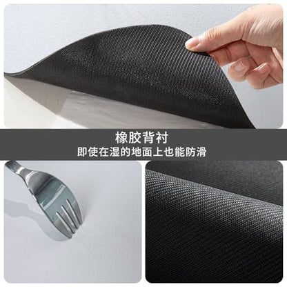 Funny Dog Pet Feeding Mat 40x60cm Absorbent Leather Dog Cat Food Mats Non-Slip Dog Bowl Mats for Food and Water, Quick Dry Pets Placemats for Cats and Dogs Water Bowl - size: 40x60cm