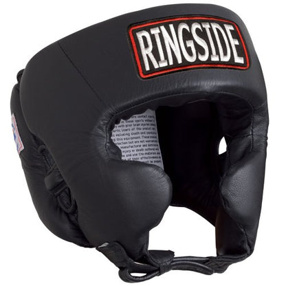 Ringside Competition-Like Boxing Headgear with Cheeks - color: Black, size: X-Large