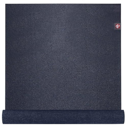Manduka eKO SuperLite Yoga Mat - 1.5mm Natural Rubber | Foldable & Travel Friendly | Soft Textured Surface | Eco-friendly - color: Midnight