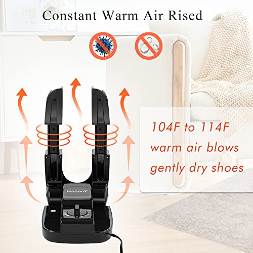 Boot Shoe Dryer with Timer for Gloves and Work Boots,Portable Foldable