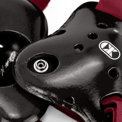 Cliff Keen Fusion Wrestling Headgear - color: Black / Cardinal