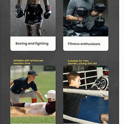 Boxing Reflex Ball for Adults and Kids,Boxing Training Ball for Hand-Eye Coordination, Punching Speed, Fight Skill,Reaction,3 Levels Boxing Ball with 2 Adjustable Headbands