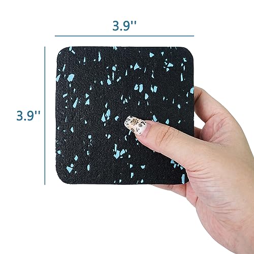 Luwint Treadmill Mat Pads, Rubber Foam Padding, Sound Isolation, Anti Vibration, Shock Absorbing, Noise Reduction Floor Protection Sheets for Treadmill, Washer Machine, Exercise Equipment - color: 8 Pcs
