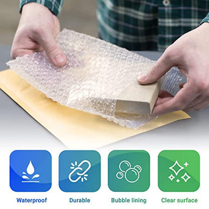 Shipping Bubble Bag, 15 x 17.5 Inches. 1500 Pack Clear Bags for Packaging. Self Seal Bubble Pouches for Packing. Waterproof Polyethylene Storage Moving Bags. Packing Materials for Fragile Items - size: 15" x 17.5" / 1500 Pack